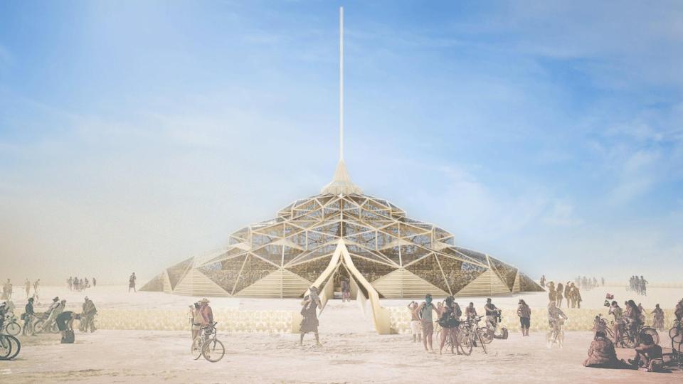 Burning Man tempel