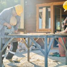 minder bouwarbeiders